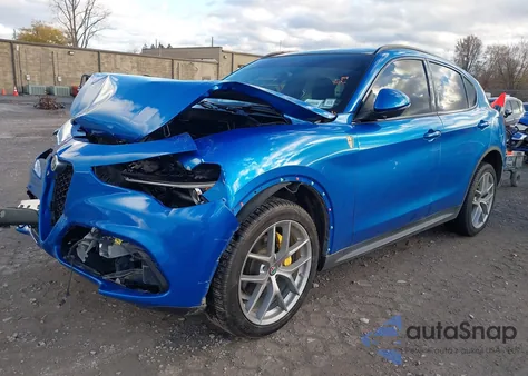 2018 Alfa Romeo Stelvio Ti Sport Awd from USA, damaged, VIN ZASFAKNN9J7B96639